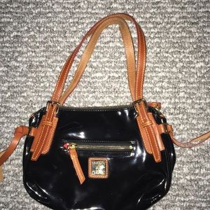 Dooney & Bourke Black Vinyl  Purse